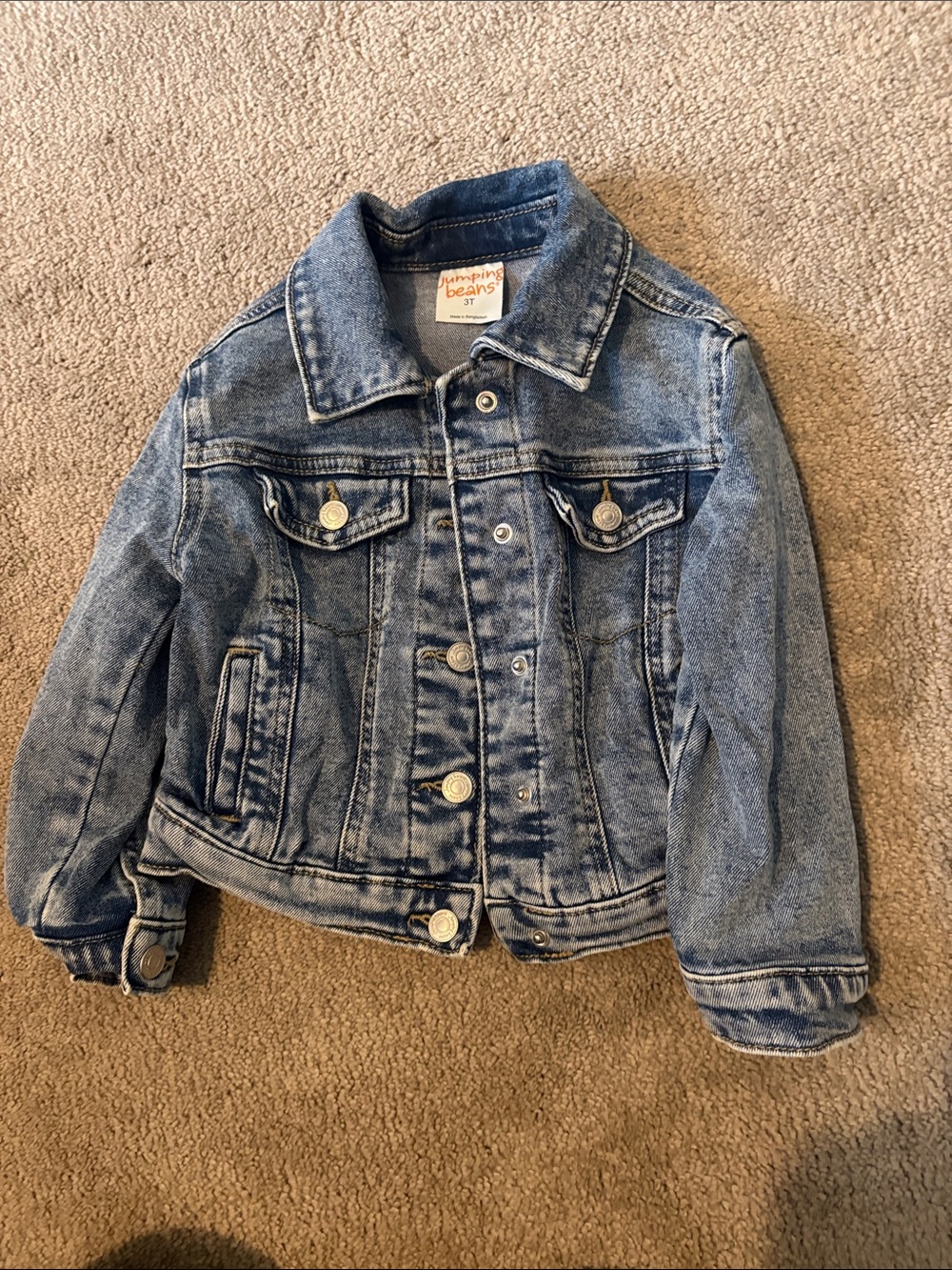 Light Blue Denim Kids Jean Jacket - 3T